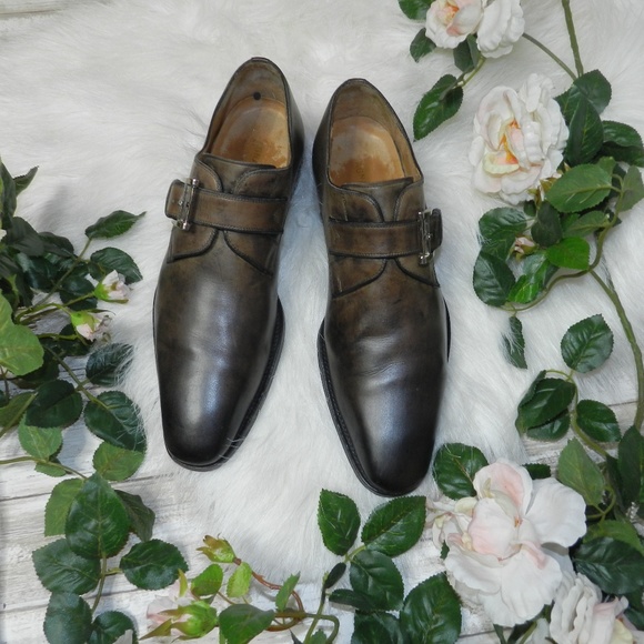 Magnanni Cuero Single Strap Monk leather loafers - Picture 2 of 8